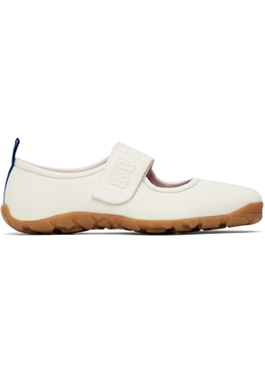 Wales Bonner Off-White Mary Jane Flat Sneakers