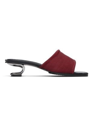 Nicole Saldaña Red Sarah Heeled Sandals