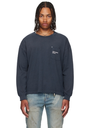 Enfants Riches Déprimés Navy Classic Logo LS T-shirt