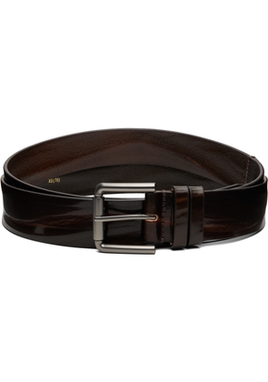 Max Mara Brown Buckle40xlong Belt