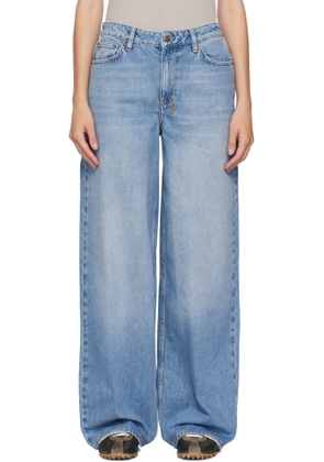 Ksubi Blue Baggy Horizon Jeans