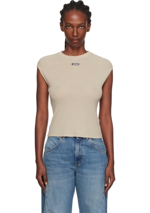 Ksubi Taupe Staple S/S T-shirt