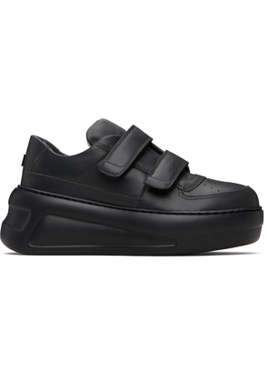Acne Studios Gray Velcro Strap Platform Sneakers