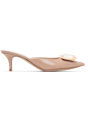 Gianvito Rossi Beige Jaipur 55 Heels