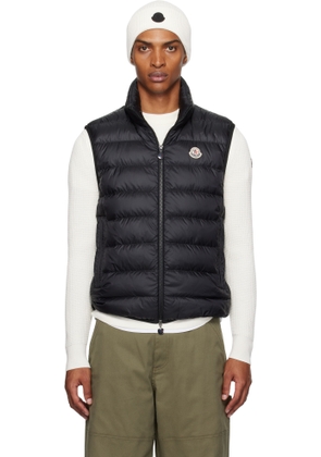 Moncler Black Rocoque Down Vest