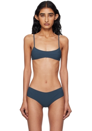Fruity Booty Navy Bream Stripe Bikini Top