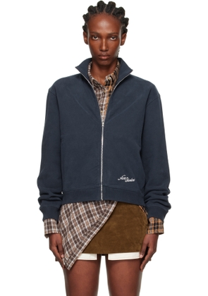 Acne Studios Navy Zip-Up Jacket