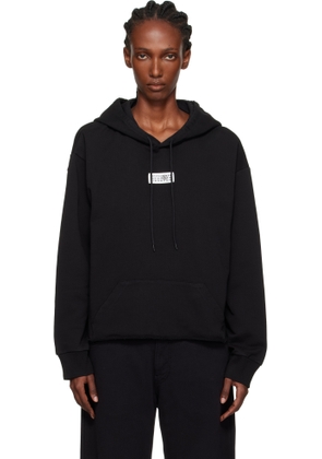 MM6 Maison Margiela Black Logo Patch Hoodie