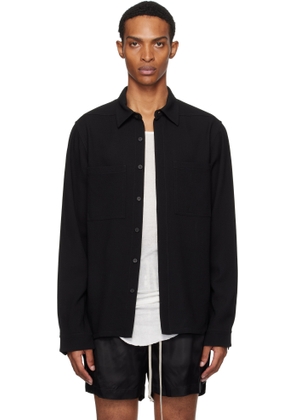 Rick Owens Black Concordians Work Shirt
