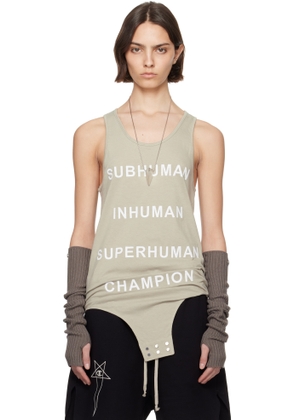 Rick Owens Off-White Champion Edition Basketball Tank Top