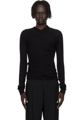 Rick Owens Black Concordians Hollywood Banana LS T-shirt
