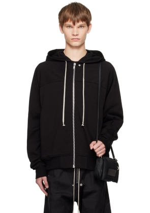 Rick Owens Black Concordians Windbreaker Hoodie