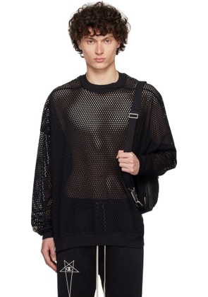 Rick Owens Black Champion Edition Jumbo Sweatshirt