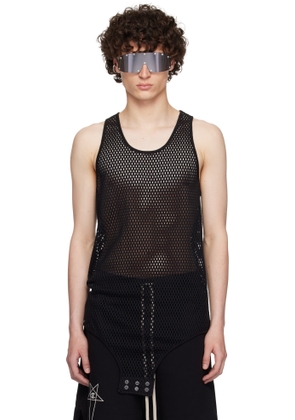Rick Owens Black Champion Edition Basketball Tank Top