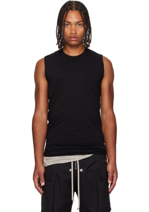 Rick Owens Black Concordians Basic Sleeveless Tank Top