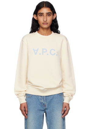 A. P.C. Off-White Standard Grand 'VPC' Sweatshirt