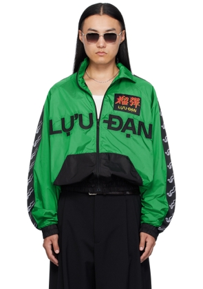 LU'U DAN Green L-D Windbreaker Jacket