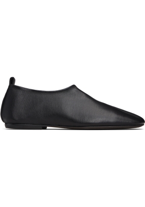 Dries Van Noten Black Square Toe Loafers