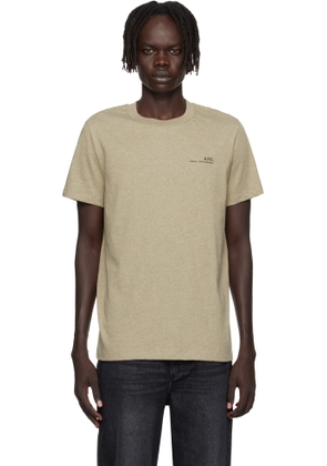 A. P.C. Khaki Standard Item T-shirt