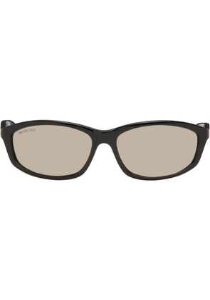 Balenciaga Black Neo Oval 2.0 Sunglasses