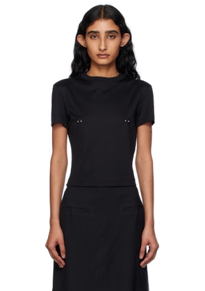 Mugler Black Pierced Baby T-shirt