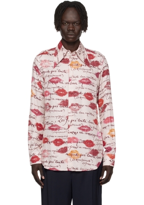Vivienne Westwood Pink Violin Tuxedo Shirt