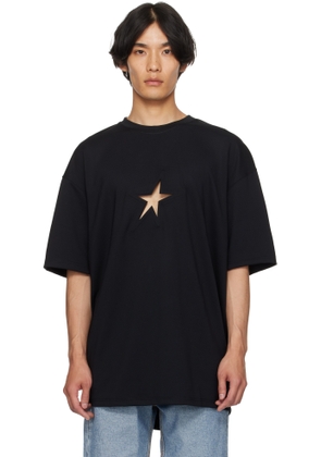 Mugler Black Star Oversized T-shirt