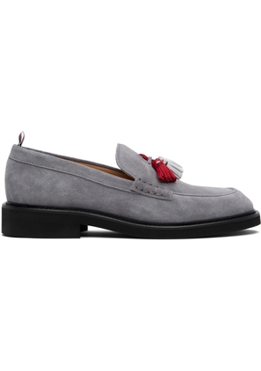 Thom Browne Gray RWB Tassel Loafers