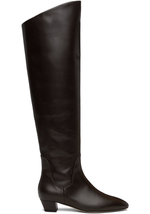 Aeyde Brown Yonda Tall Boots