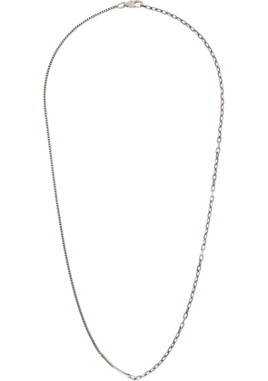 title of work Snake & Anchor Bar Necklace