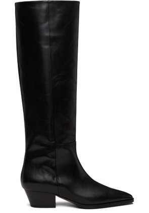 Aeyde Black Medea Tall Boots