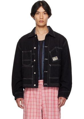 Story mfg. Black Station Denim Jacket