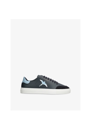Mens Axel Arigato Clean 90 Leather and Suede Low-Top Trainers