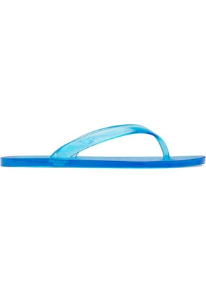 Ancient Greek Sandals Blue Jelly Flip-Flops