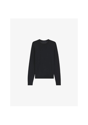 Mens Beckham x Boss Crewneck Regular-Fit Wool Jumper