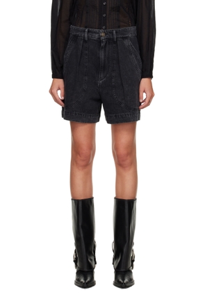 Isabel Marant Etoile Black Noemia Denim Shorts