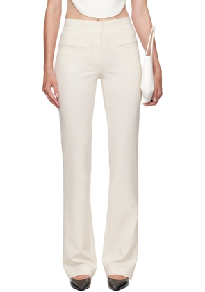 Courrèges Off-White Heritage Fluid Bootcut Trousers