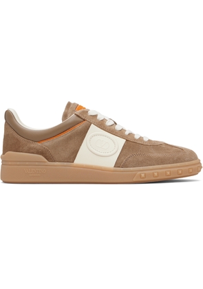 Valentino Garavani Taupe Upvillage Low Top Sneakers