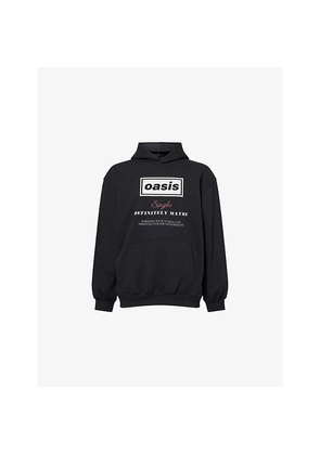 Mens Oasis Definitely Maybe Relaxed-Fit Cotton-Jersey Hoody