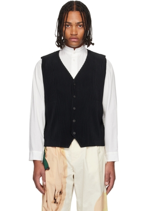 HOMME PLISSÉ ISSEY MIYAKE Black Basics July Waistcoat