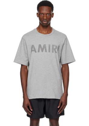 AMIRI Gray 'Amiri Stencil' T-shirt