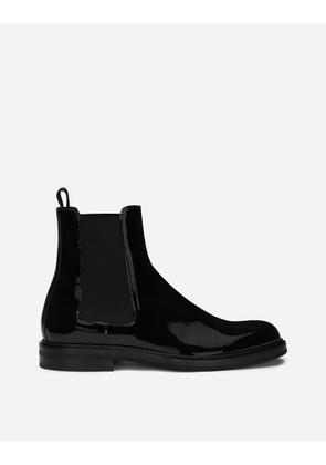 Dolce & Gabbana Calfskin Ankle Boots - Man Boots And Ankle Boots Black Leather 41