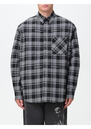 Off-White overshirt in checkered cotton