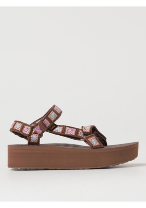 Wedge Shoes TEVA Woman color Brown