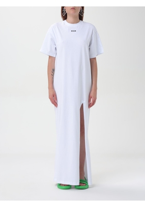 Dress MSGM Woman color White