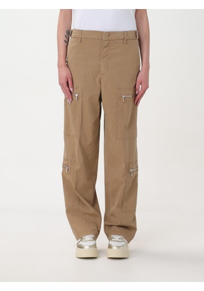 Pants DONDUP Woman color Dove Grey