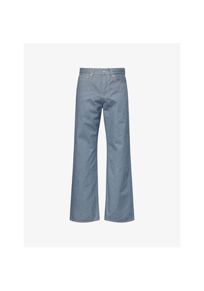 Mens Jacquemus Le De-Nimes Droit Straight-Leg Denim Jeans