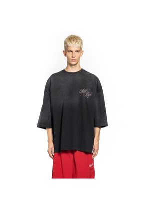 WILLY CHAVARRIA MAN BLACK T-SHIRTS & TANK TOPS