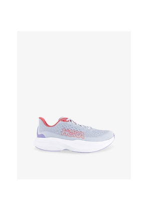 Womens Hoka Mach 6 Woven Low-Top Trainers