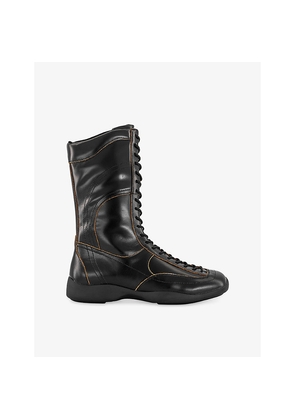 Womens Vagabond Shoemakers Sky Lace-Up Leather Boots